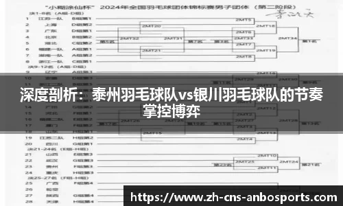 深度剖析:泰州羽毛球队vs银川羽毛球队的节奏掌控博弈